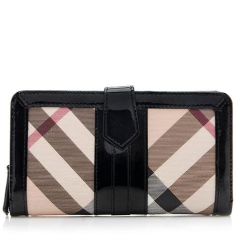 burberry large ziggy wallet|burberry vintage check wallet.